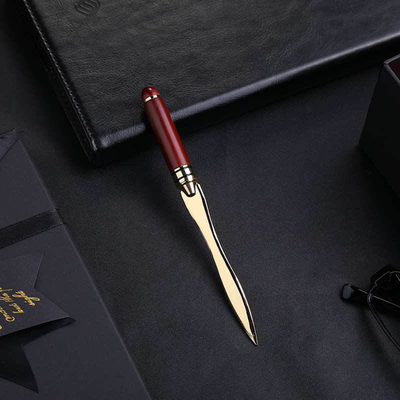 Zhuo Wen otvárač listov, drevo a kov, model 959#, max. B3 papierovej veľkosti