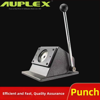 Rezačka na odznaky z tinového plechu – typ Buckle machine, model New badge machine cutter, 58mm odznaková rezacia, pre reklamu a podujatia, hmotnosť 5 kg, rýchlosť posunu 30.