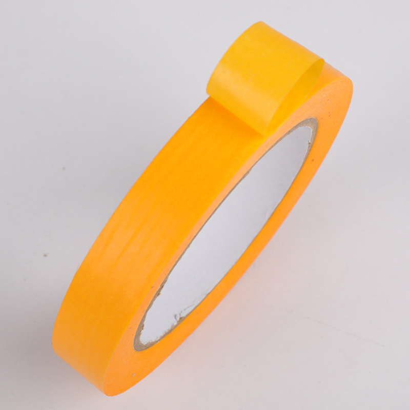 Лента за маскиране с хартиена подложка – висока вискозност за разделяне на цветове при боядисване с пръскане; марка Jia Baoli; подложка: хартия; дебелина: 0.08–0.3 мм; приложение: боядисване с пръскане