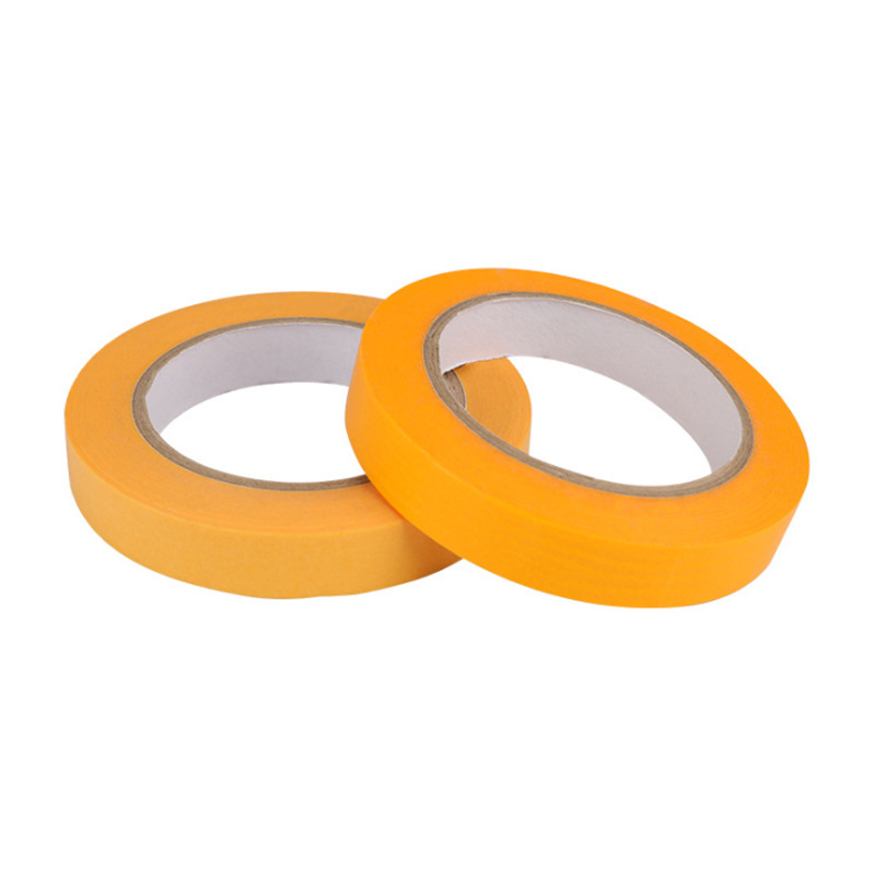 Лента за маскиране с хартиена подложка – висока вискозност за разделяне на цветове при боядисване с пръскане; марка Jia Baoli; подложка: хартия; дебелина: 0.08–0.3 мм; приложение: боядисване с пръскане