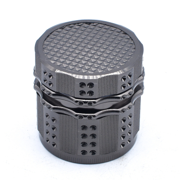 Χειροκίνητος τετραεπίπεδος τρίφτης για τσιγάρα με θήκη αποθήκευσης; δυνατότητα εκτύπωσης λογότυπου και παραμετροποίησης