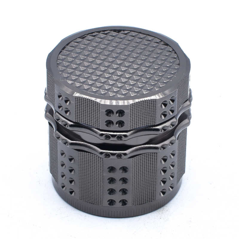 Χειροκίνητος τετραεπίπεδος τρίφτης για τσιγάρα με θήκη αποθήκευσης; δυνατότητα εκτύπωσης λογότυπου και παραμετροποίησης