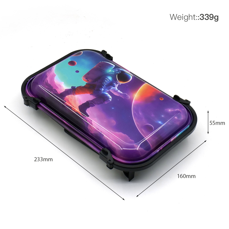 Set za punjenje rog trubica — radna ploča s dvostrukim utorom, dvostruka posuda za dim, otporan na vjetar, ispis logotipa