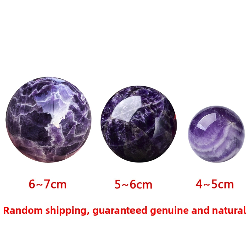 Ametisto kristalo rutulys, prekės ženklas Air, atskirai įpakuotas