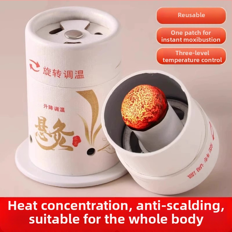 Box na moxibusciu – Prenosné bezdýmové domáce zariadenie s visiacim moxibusciálnym trubom pre celé telo (Tradičná čínska medicína)