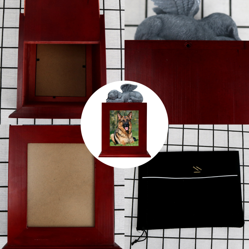 Urna pre popol domácich zvierat | Materiál: Density board | Značka: NEWDREAM | Natieraná | Kód produktu: Brown dog bone ssh box