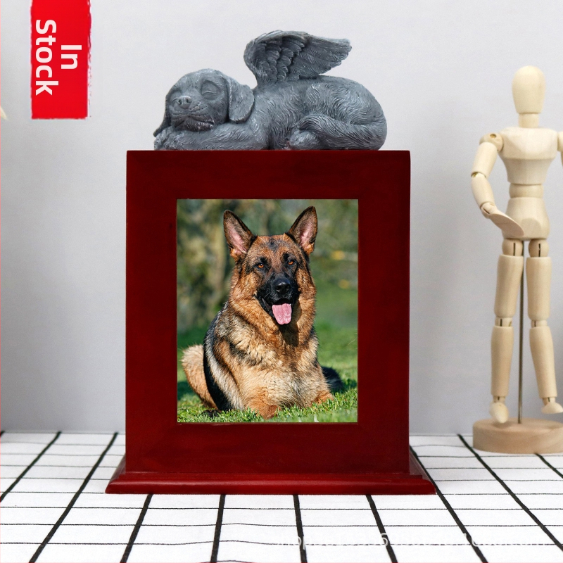 Urna pre popol domácich zvierat | Materiál: Density board | Značka: NEWDREAM | Natieraná | Kód produktu: Brown dog bone ssh box