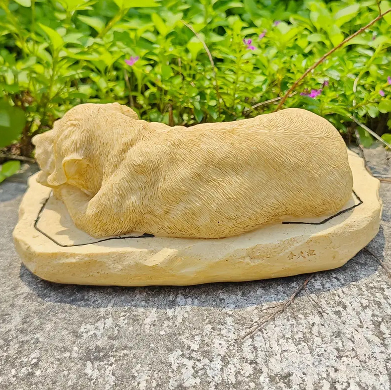 3D resin memorialni kamen za kućne ljubimce, vanjski vrt, pastoralni stil
