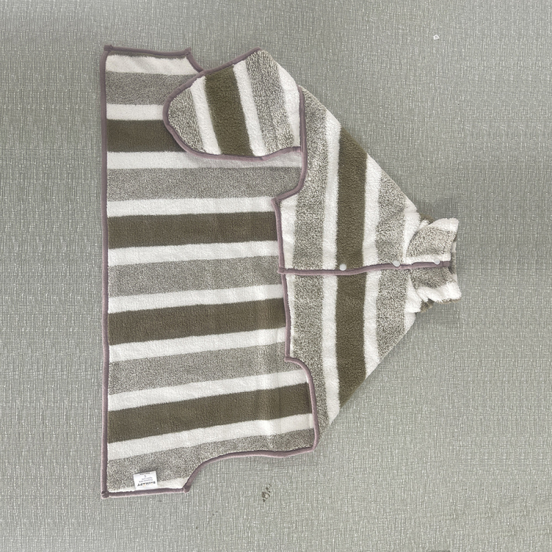 BRIHAPY Župan na kúpanie pre domáce zvieratá — pre psov a mačky, rýchloschnúci korálový velúr z polyesteru