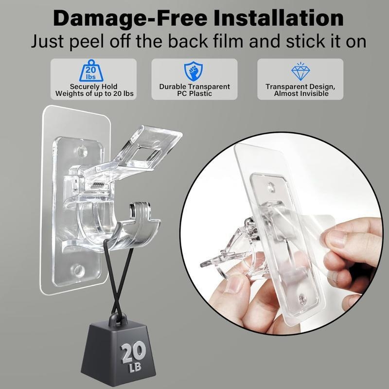 Samoadhézny držiak na závesovú tyč, bez vŕtania, model I-155