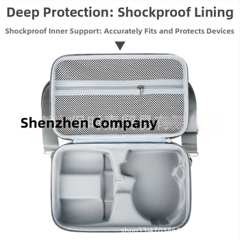 Sklopný obal na ochranu dronu pre DJI Flip s priehradkou na obrazovku a diaľkové ovládanie, EVA materiál, crossbody popruh