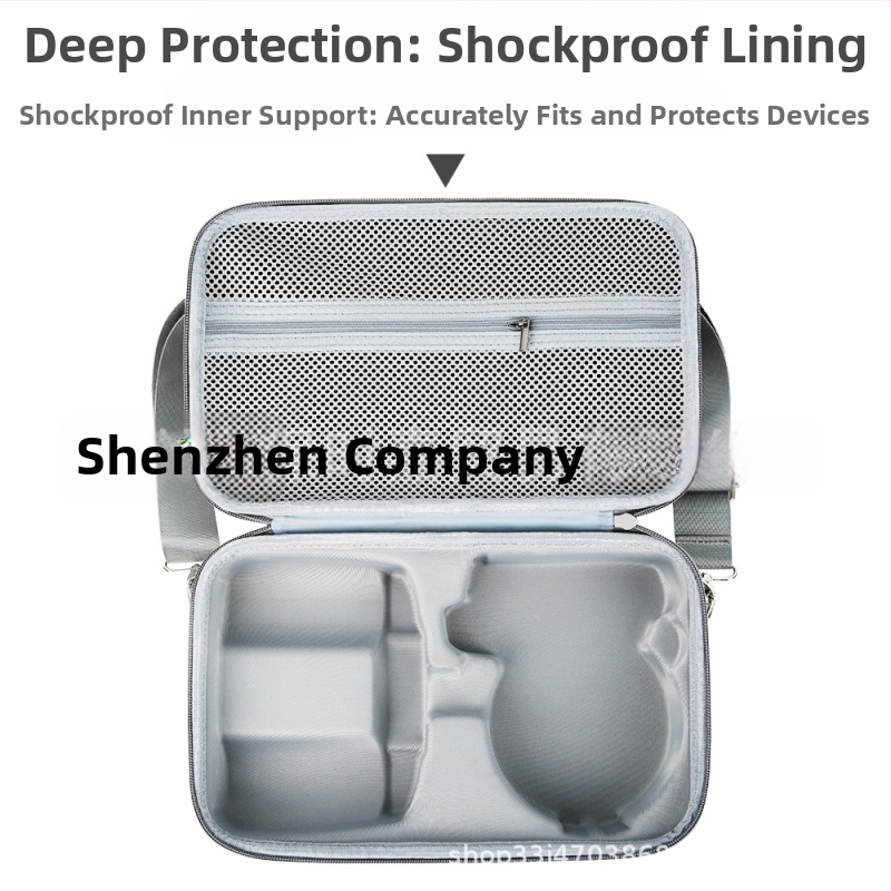 Sklopný obal na ochranu dronu pre DJI Flip s priehradkou na obrazovku a diaľkové ovládanie, EVA materiál, crossbody popruh