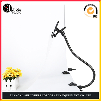 Metalo fotografijos gooseneck vamzdelis su geležine klipsu, U formos klipu, universalus klipas ir C formos klipas