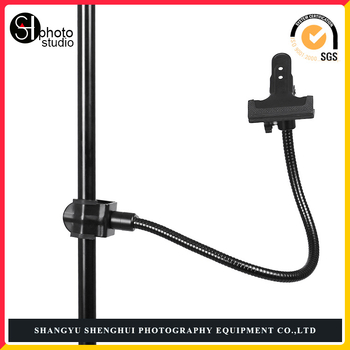 Metalo fotografijos gooseneck vamzdelis su geležine klipsu, U formos klipu, universalus klipas ir C formos klipas