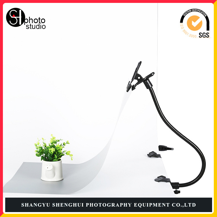 Metalo fotografijos gooseneck vamzdelis su geležine klipsu, U formos klipu, universalus klipas ir C formos klipas