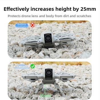 DJI NEO nusileidimo įranga – pakeliamos, sulankstomos, apsaugos funkcijos