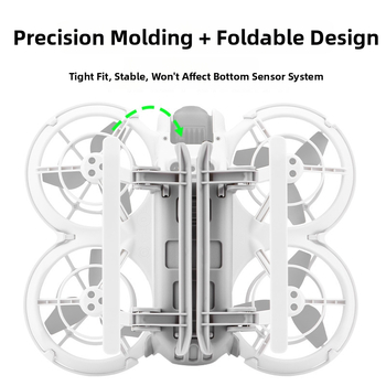 DJI NEO nusileidimo įranga – pakeliamos, sulankstomos, apsaugos funkcijos