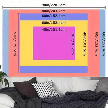 Stenový gobelín Samuraj a Drak v japonskom štýle, dizajn pagody s čerešňovými kvetmi, stredoveká fantasy (polyester; hlavný obsah tkaniva 71–80%; akryl 30%; obdĺžnik; digitálny termotransfer)