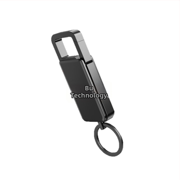 Záznamový pero na kľúčenku – nahrávanie jedným tlačidlom, formát WAV, doba nahrávania 999, podpora TF karty, USB 2.0