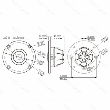 Tweeter so skladanou membránou, PI+AL membránou, viac magnetických obvodov pre Hi-Fi domáce použitie