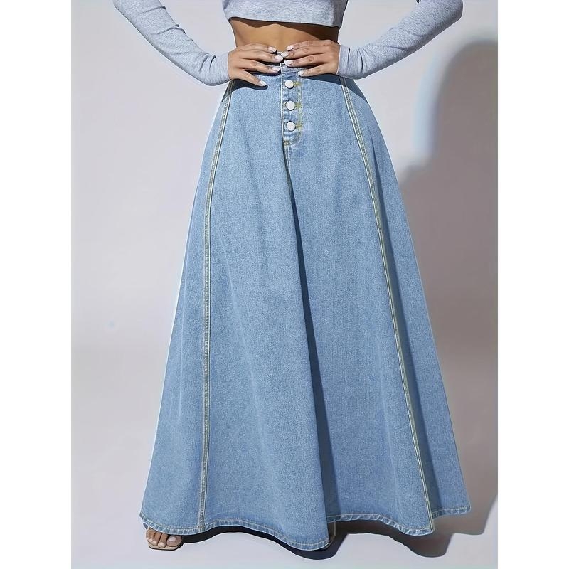 Suknja od pamuka Half-Fleece, elegantnog stila, proljeće 2025