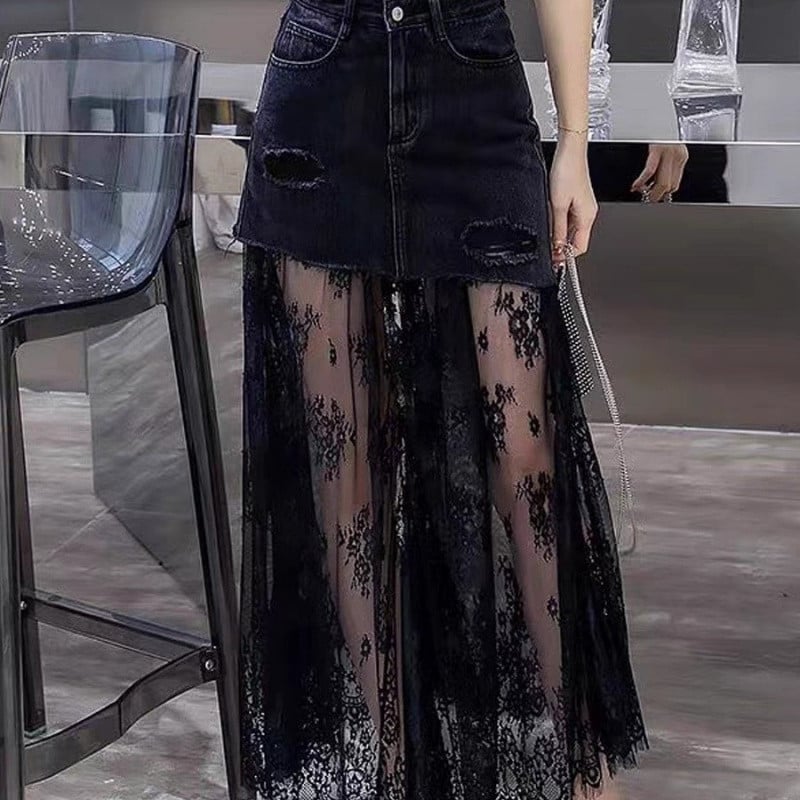 Chi weng Bodycon midi suknja, tkanina od akrilnih vlakana, sadržaj glavne tkanine 95%+, dugačka duljina, proljeće 2023