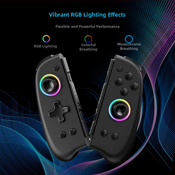 Ovládač HONCAM KS31 pre Nintendo Switch, bezdrôtový Bluetooth, Type-C rozhranie, 6-osi pohyb, vibrácie, OLED displej