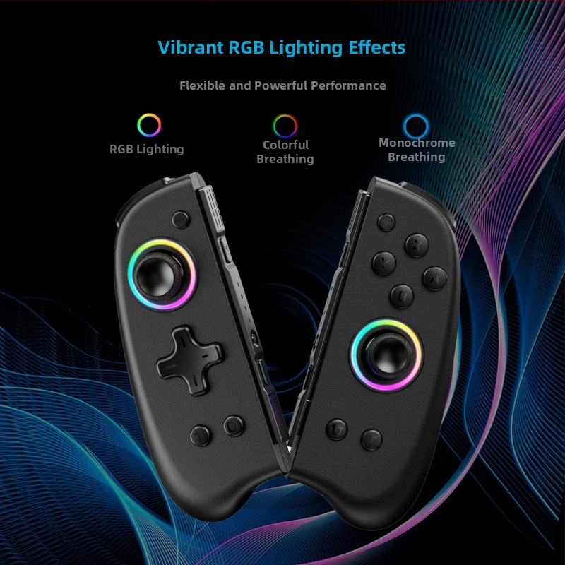 Ovládač HONCAM KS31 pre Nintendo Switch, bezdrôtový Bluetooth, Type-C rozhranie, 6-osi pohyb, vibrácie, OLED displej