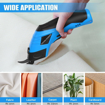 Ručné elektrické nožnice s volfrámovou oceľou na rezanie kože a textilu, napájanie 380V AC