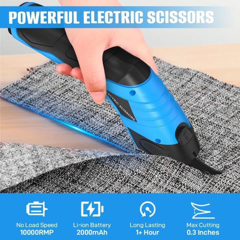 Ručné elektrické nožnice s volfrámovou oceľou na rezanie kože a textilu, napájanie 380V AC