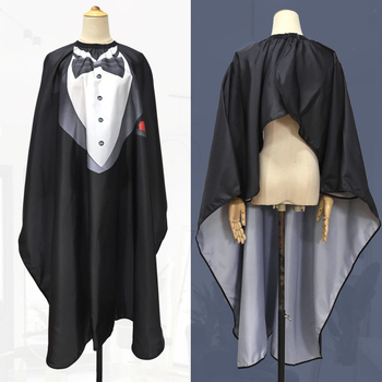 Барбер салонен комплект – памучни къси панталони, яка с лист лотос, ръкави с форма на цвете, 95%+ памук