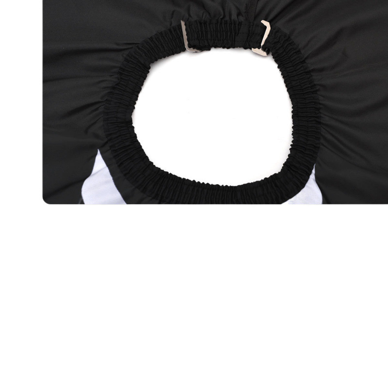 Барбер салонен комплект – памучни къси панталони, яка с лист лотос, ръкави с форма на цвете, 95%+ памук