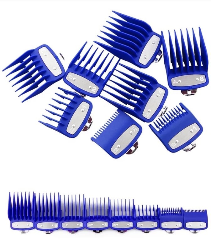 Pozicionačná čepeľ pre elektrické strojčeky, ABS telo, zavesovacia spona, kalibračná stupnica