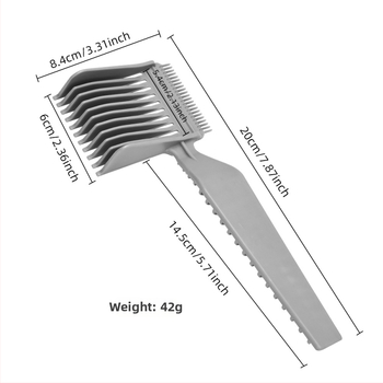 Longxin kadernícky kaliperný hrebeň na polohovanie, 42 g, bez importu, na bežné použitie