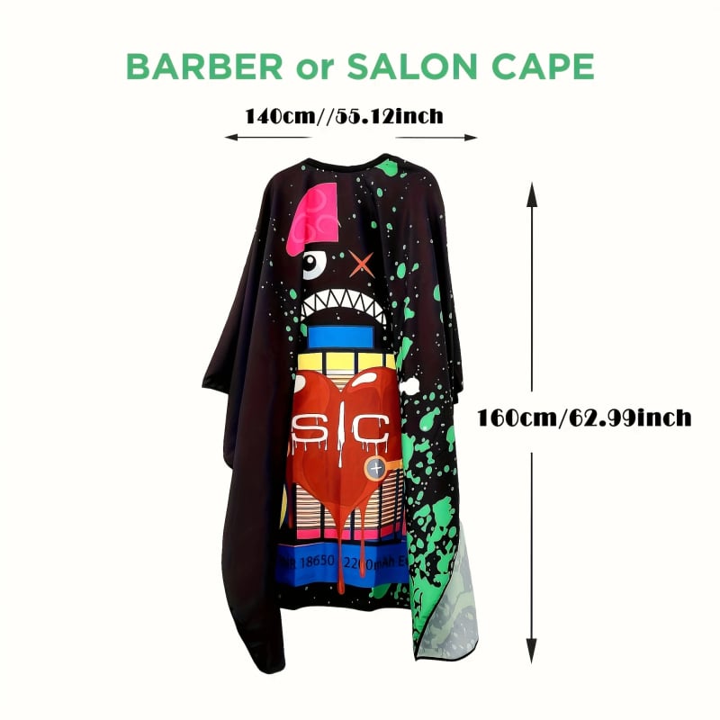 Meifan Фризьорска наметка – водоустойчива, антистатична, не залепваща, салонно качество