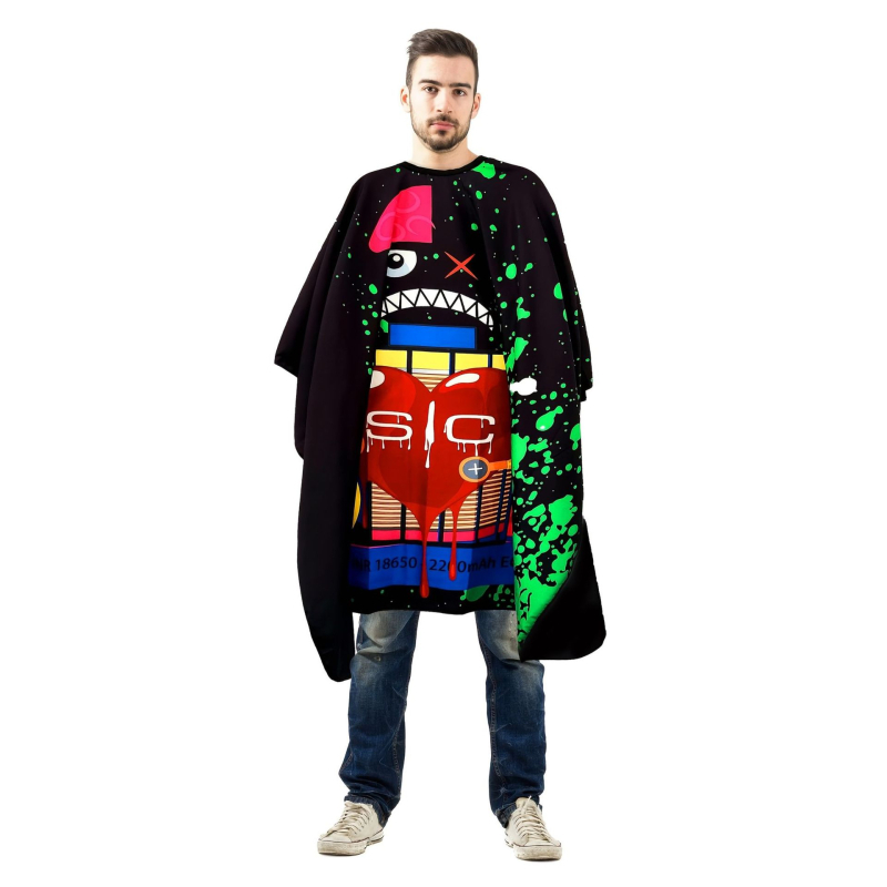 Meifan Фризьорска наметка – водоустойчива, антистатична, не залепваща, салонно качество