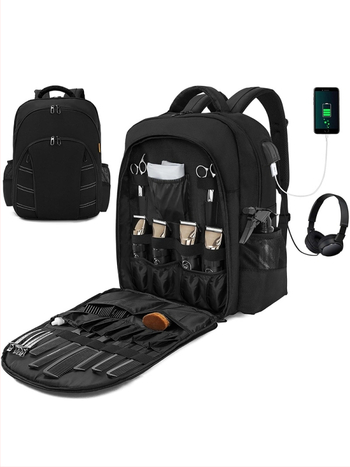 Taška na kozmetiku a štetce, oválny tvar, polyester, polyesterová výstelka, skrytá kapsa na zips