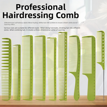 Hrebienok na strihanie vlasov, ABS materiál, extrémne tenký, ostro zakončený chvost, dvojité použitie