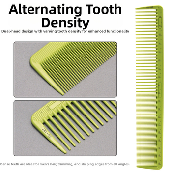 Hrebienok na strihanie vlasov, ABS materiál, extrémne tenký, ostro zakončený chvost, dvojité použitie