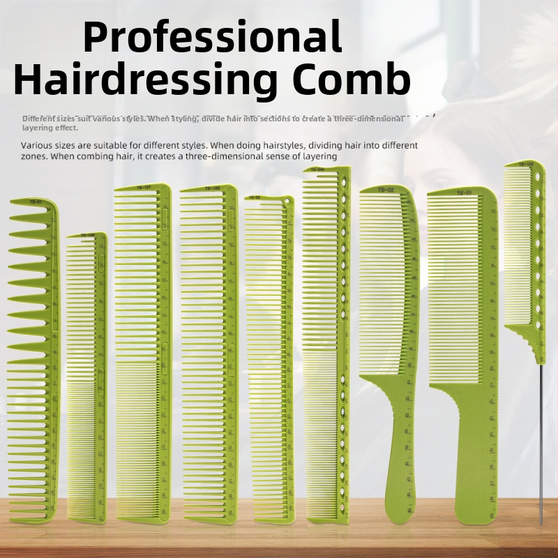 Hrebienok na strihanie vlasov, ABS materiál, extrémne tenký, ostro zakončený chvost, dvojité použitie