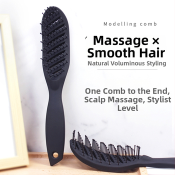 Plastový masážny hrebeň na vlasy pre všeobecné použitie