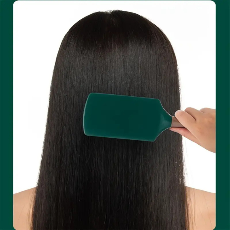 Masážny hrebeň s vzduchovým vankúšom, rebrovaný dizajn, unisex, plastová konštrukcia