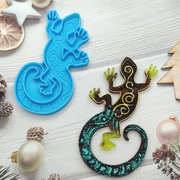 Silikonska forma za zidni Gecko – DIY kalup, nepravilnog oblika za ukrašavanje zida