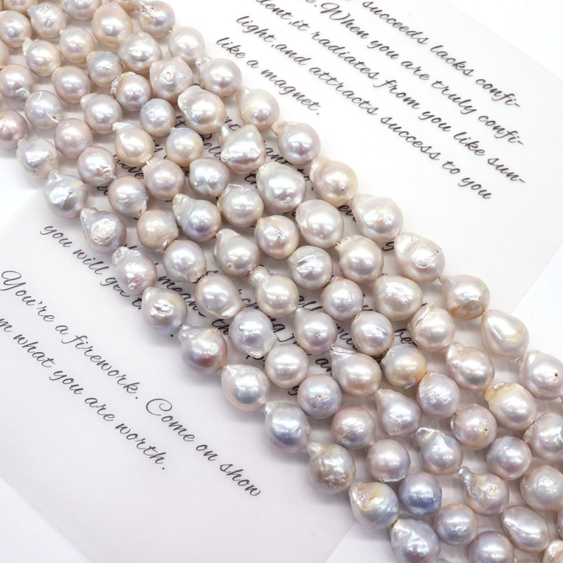 Barokové perlové voľné korálky pre DIY náhrdelník a náramok, kód 1045-z250626009, materiál: perla; vzor: chvostové korálky; spracovanie: chov