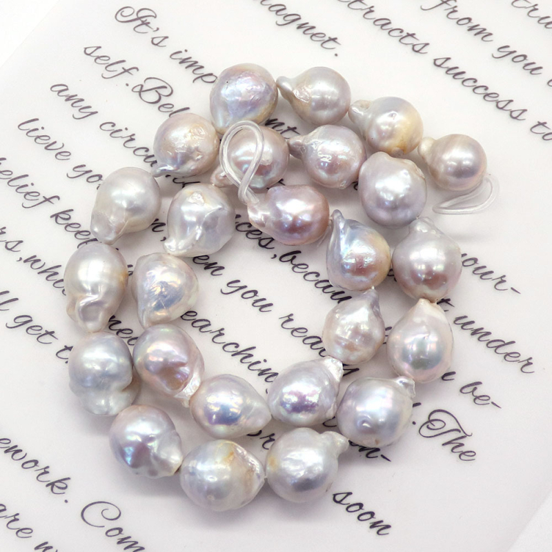 Barokové perlové voľné korálky pre DIY náhrdelník a náramok, kód 1045-z250626009, materiál: perla; vzor: chvostové korálky; spracovanie: chov