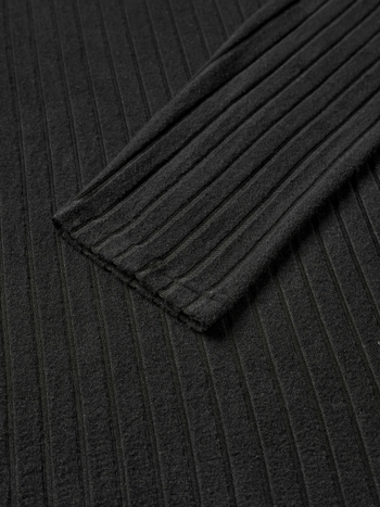 Мъжка тениска с V-образно деколте, дълги ръкави, прилягаща кройка, полиестер, 2025 зима