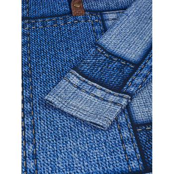 Unisex Slim-Fit majica s geometrijskim uzorkom, zaobljeni izrez (Crew Neck), 3/4 rukavi, Milk Protein Fiber / Pure Cotton (51–70%)