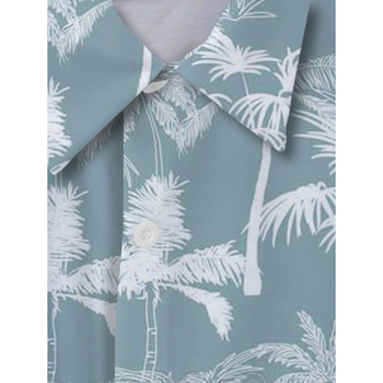 Košulja Slim Fit s širokim ovratnikom, 3/4 rukava, od lana