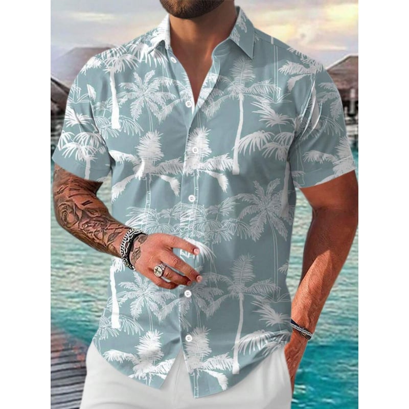 Košulja Slim Fit s širokim ovratnikom, 3/4 rukava, od lana