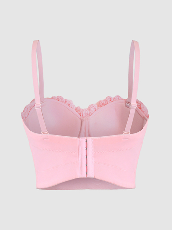 Pletený top so strapami s odnímateľnými ramienkami, ultra krátka dĺžka ≤40 cm, pletený vzor, zmes polyesteru a elastanu, leto 2025